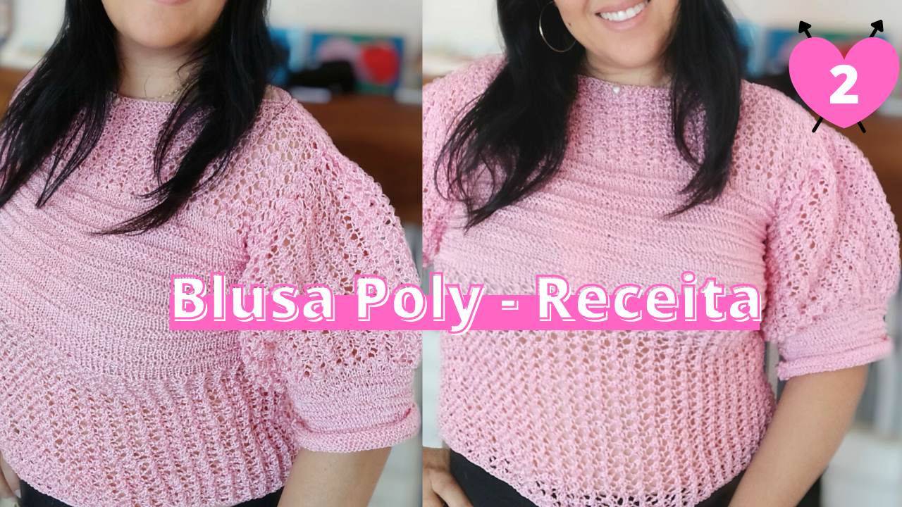 Blusa Poly – blusa de tricô com fio de polypropileno